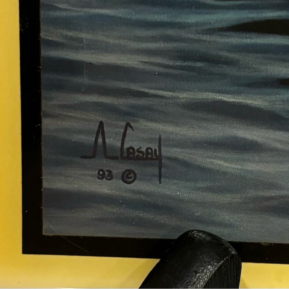 “To Love One An Otter” Ceramic Tile Art By Anthony Casay Wall Hanging - Picture 5 of 6